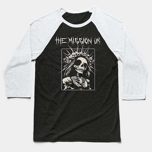 the mission spooky bride Baseball T-Shirt by hex pixel